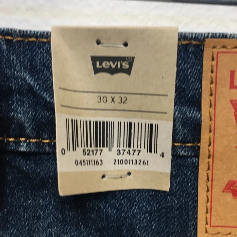 Levi's 511 Slim Stretch Denim Jeans 30x32 Blue Casual Classic Minimalist